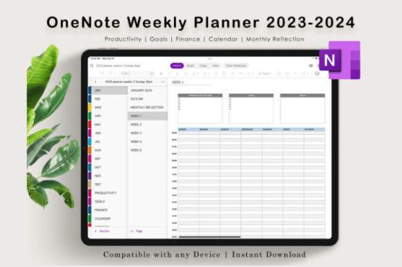 Download Onenote Project Planner, Digital Planner - Project Collection