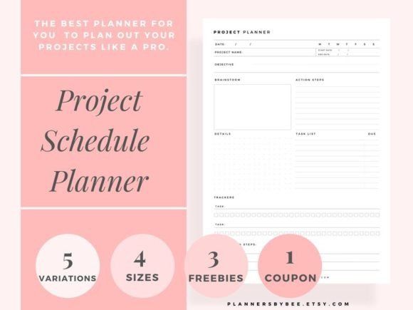 Download Project Planner Printable, Productivity - Project Collection