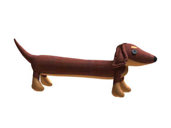 Download Dog Draft Stopper Plush Pattern - Draft Collection
